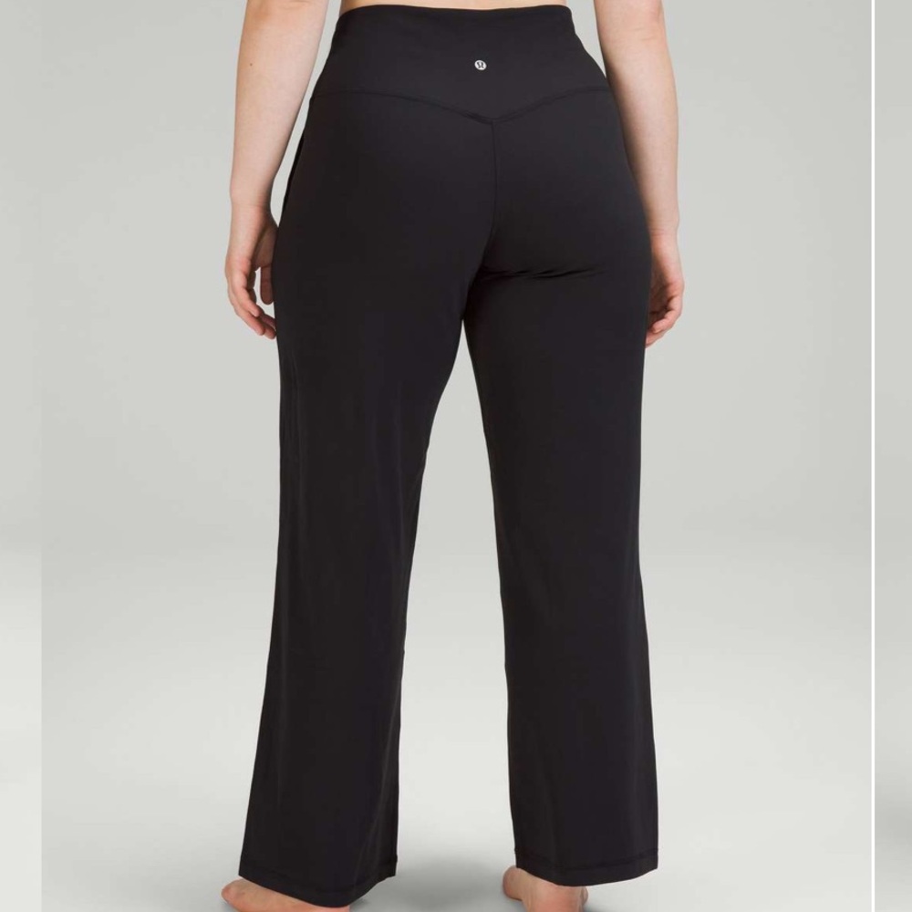 Lululemon Align Wide Leg High-Rise Pant 31" Black GUC